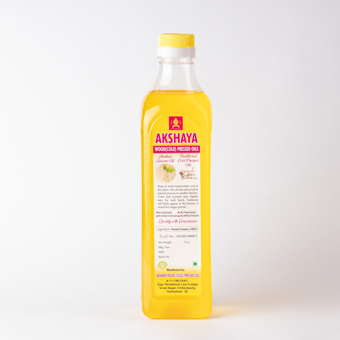 Husked Sesame Oil (Nupappu Nune)