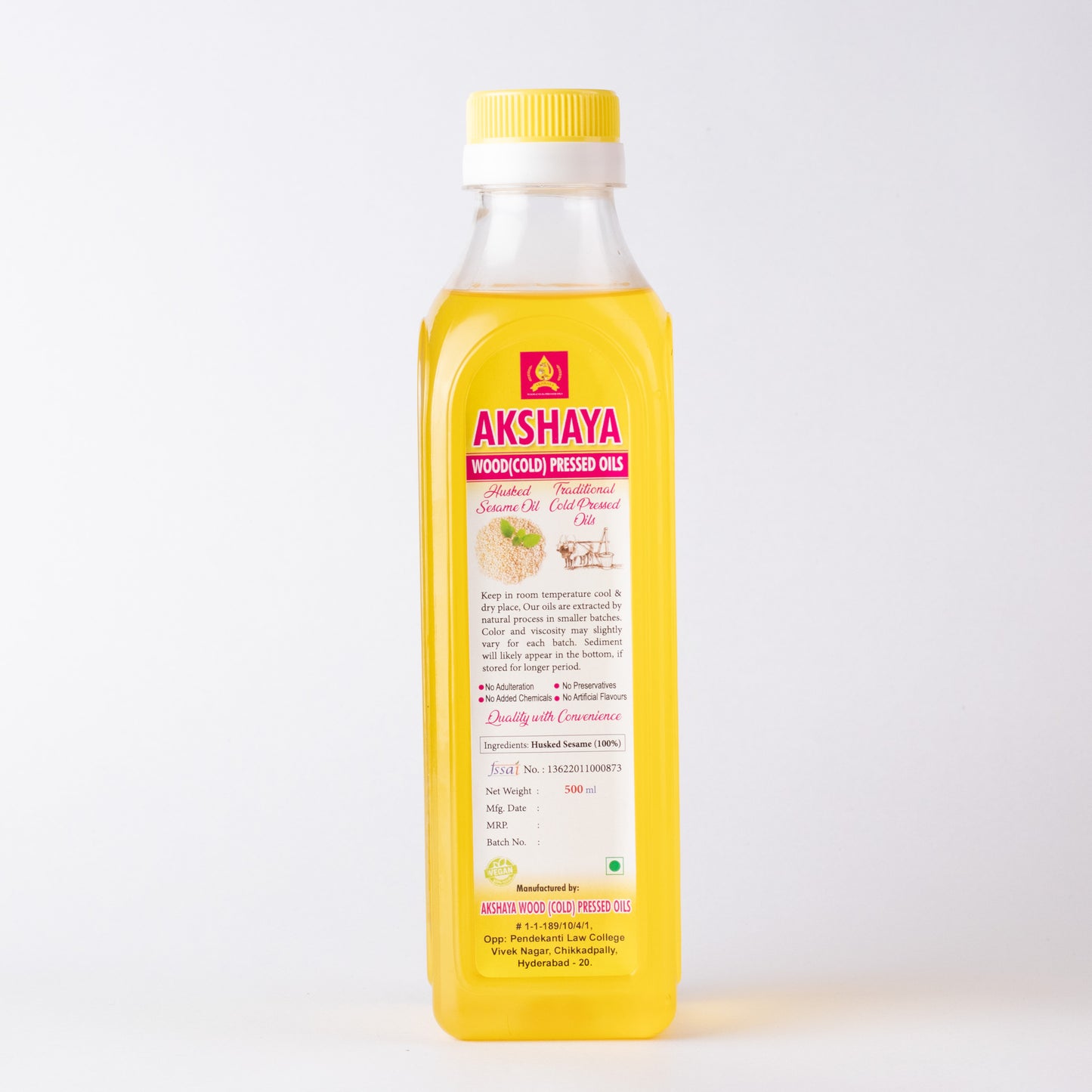 Husked Sesame Oil (Nupappu Nune)